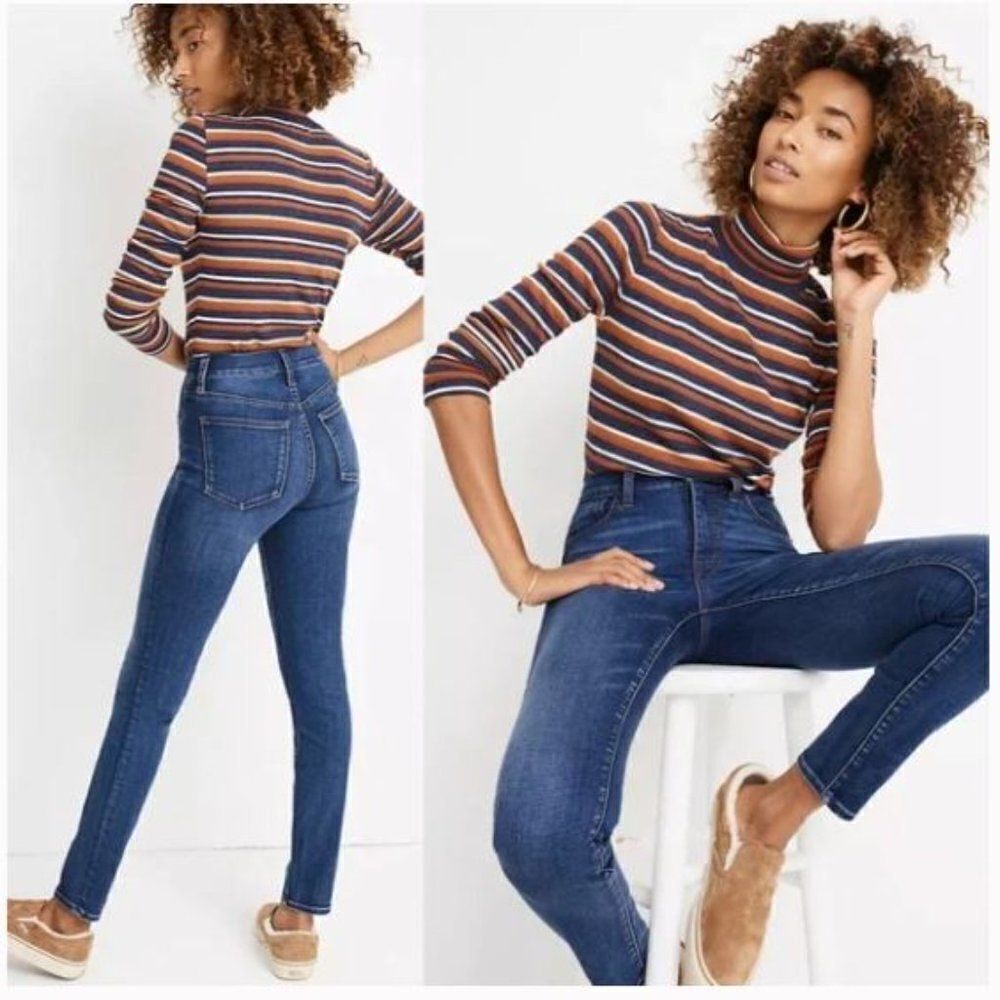 Madewell 10" High-Rise Skinny Jeans in Tarren Wash‎